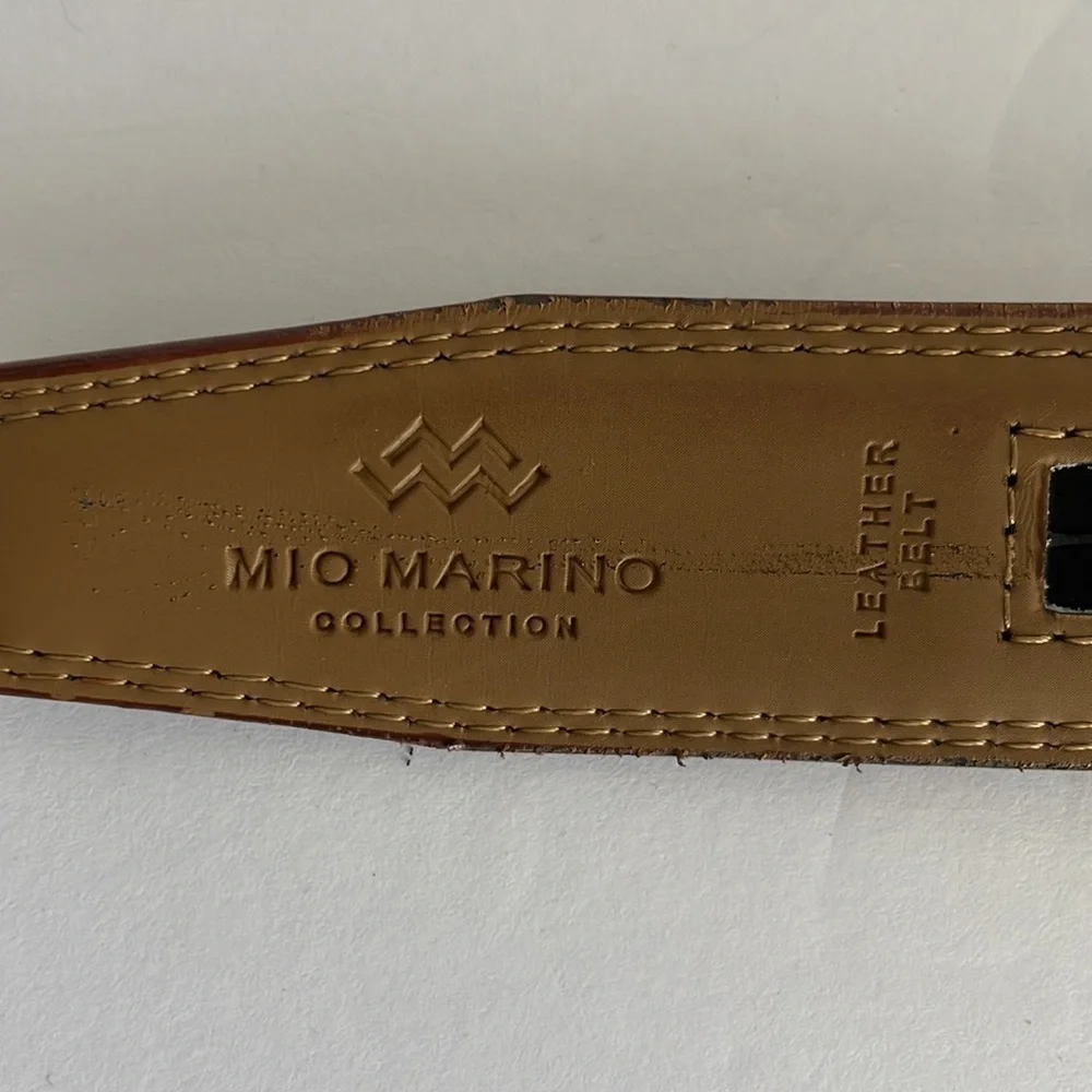Mio Marino Collection Men’s Adjustable Ratchet Belt Brown
